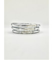 Pulsera lisa plata - jewels century 21