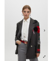 Americana oversize cruzada con parches Lola Casademunt – Estilo audaz y sofisticado
