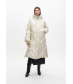Anorak de plumas con capucha piedra beige – Lola Casademunt