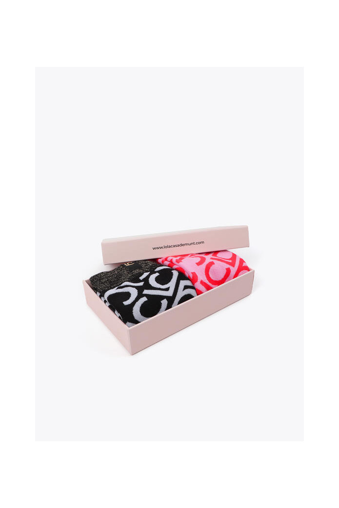 Pack de calcetines logotipados – Lola Casademunt