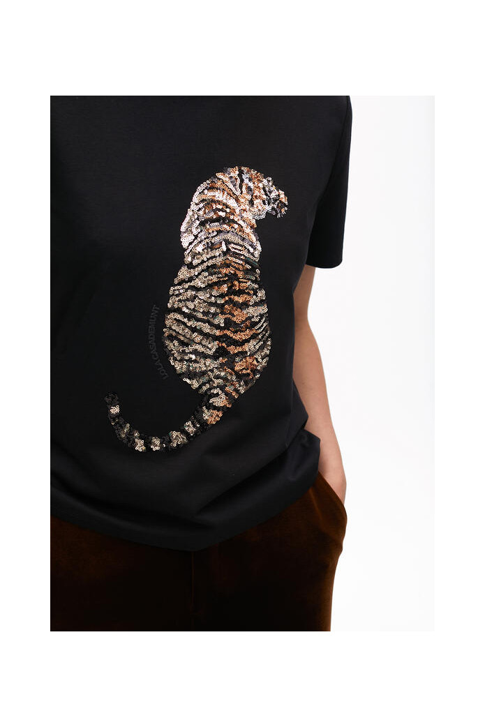 Mini bolsita acolchada efecto piel con logo – Lola Casademunt