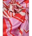 Pañuelo estampado cara de tigre rosa-rojo – Lola Casademunt