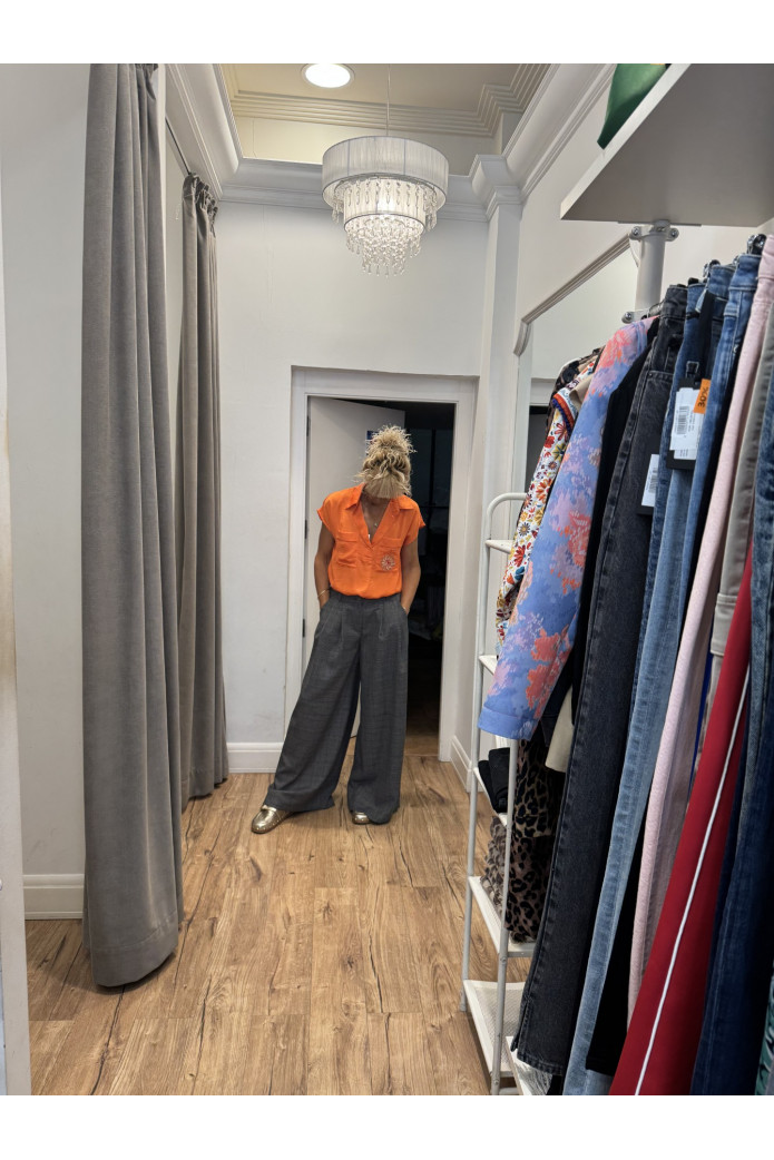 Pantalón palazzo de cuadros – Moda mujer en Friendshop