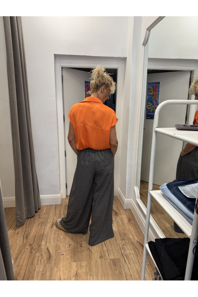 Pantalón palazzo de cuadros – Moda mujer en Friendshop
