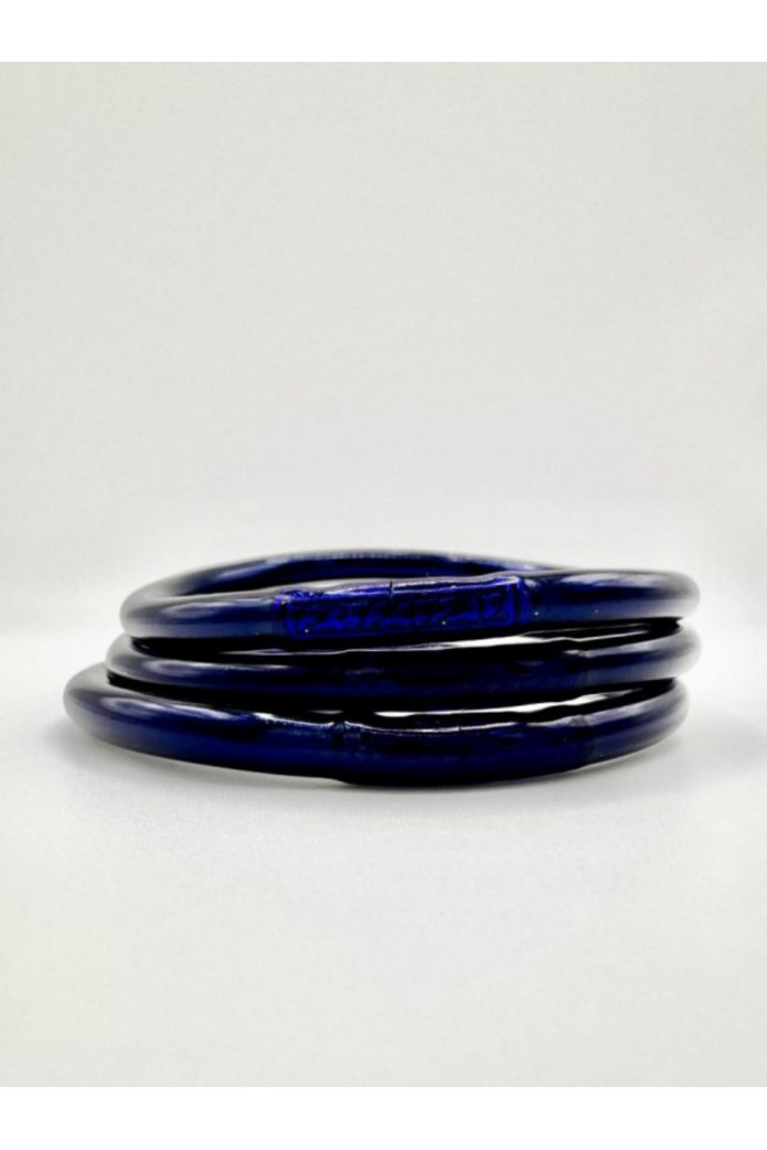 Pulsera Lisa Azul Noche JewelsCentury21 – Artesanal y Waterproof