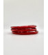 Pulsera Lisa Red Dark JewelsCentury21 – Artesanal y Waterproof