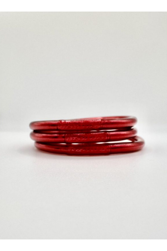 Pulsera Lisa Red Dark JewelsCentury21 – Artesanal y Waterproof