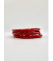 Pulsera Lisa Red Dark JewelsCentury21 – Artesanal y Waterproof