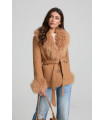 Ginger Soul Jacket Fetiche Suances – Chaqueta de oveja y lana boho chic