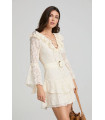Luz de Luna Dress Fetiche Suances – Vestido corto de encaje boho chic