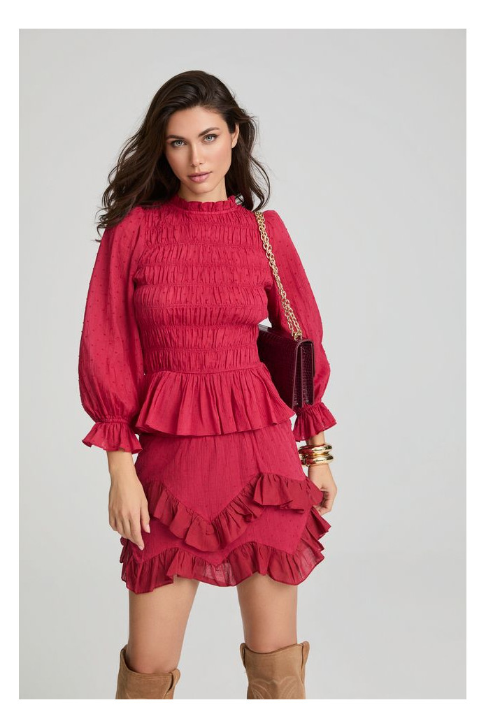 Golden Amelia Set Fetiche Suances – Conjunto rojo elegante y boho chic