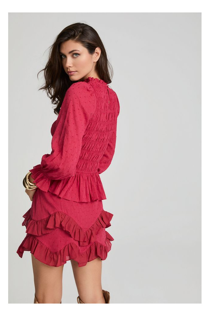 Golden Amelia Set Fetiche Suances – Conjunto rojo elegante y boho chic