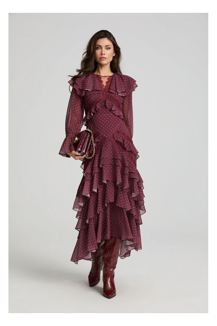 Bohemia Flamenco Dress Fetiche Suances – Vestido boho chic con volantes