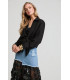Isadora Shirt Fetiche Suances – Blusa negra elegante y versátil