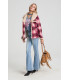 Colorado Coat Fetiche Suances – Abrigo de cuadros con borreguito boho chic