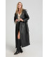 Black Trench Fetiche Suances – Trench negro largo y elegante