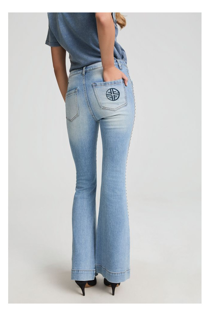 Tachas Jeans Fetiche Suances – Vaqueros con tachuelas boho chic