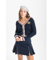 Jersey School Highly Preppy – Jersey azul marino estilo colegial