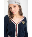 Falda Azul de Cremalleras Highly Preppy – Estilo moderno y versátil