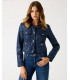 Chaqueta vaquera con lentejuelas – Estilo denim brillante y sofisticado