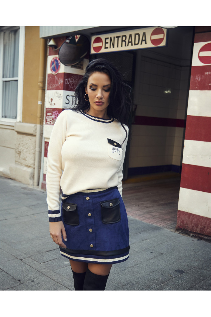 Jersey Rose Camaleonica – Moda mujer otoño invierno elegante y versátil