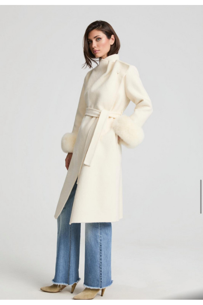 Abrigo Paris Cream Coat by Fetiche Suances de mujer