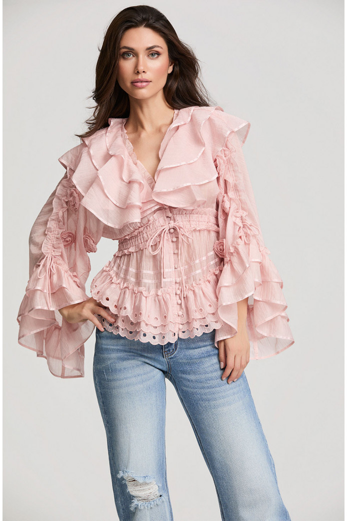 Blusa Rosalina Blouse by Fetiche Suances – Encanto romántico y estilo boho chic
