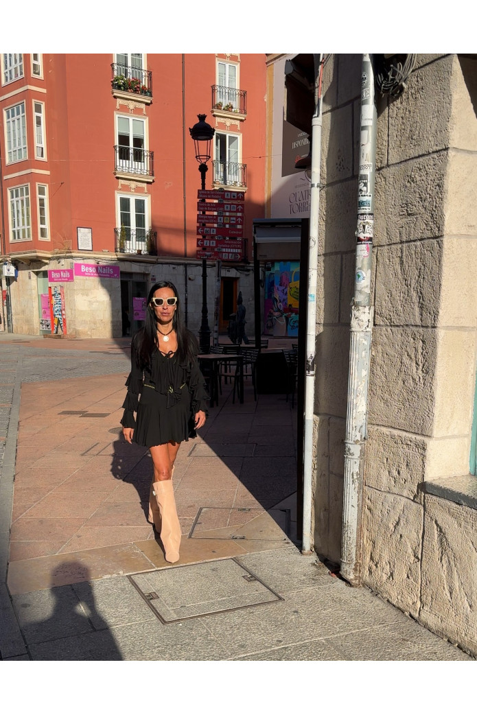 Botas Herin  de cuero con correa ajustable – Aniye By