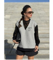 Sudadera Over Lace Rebel de Noc Atelier – Estilo urbano con encaje y personalidad