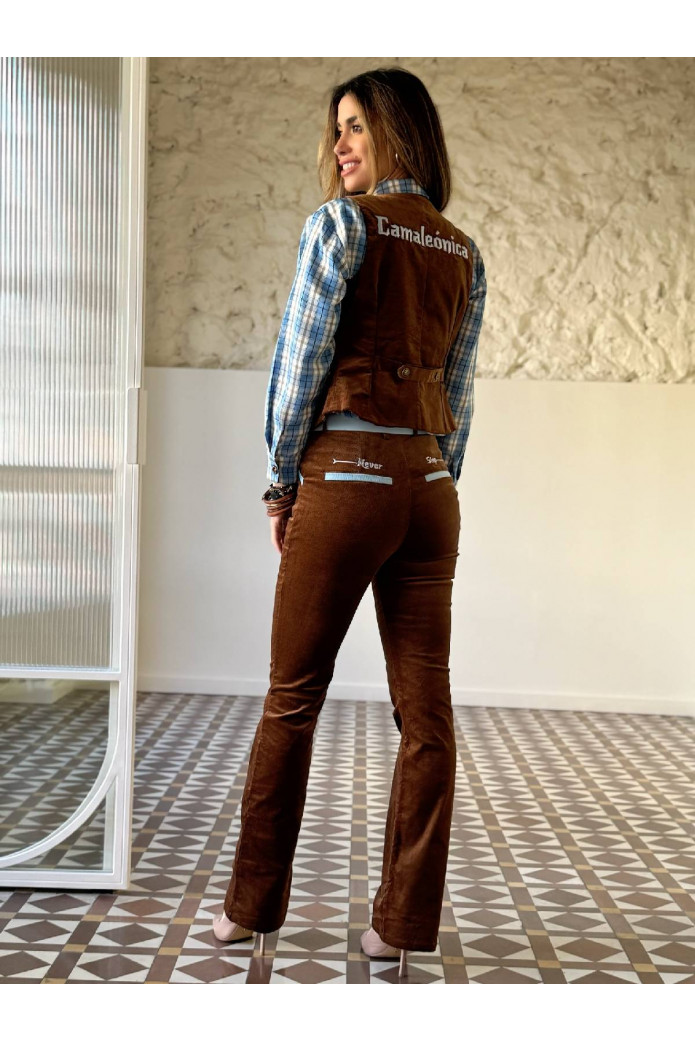 Chaleco Crisoberilo Camaleónica  Moda femenina elegante