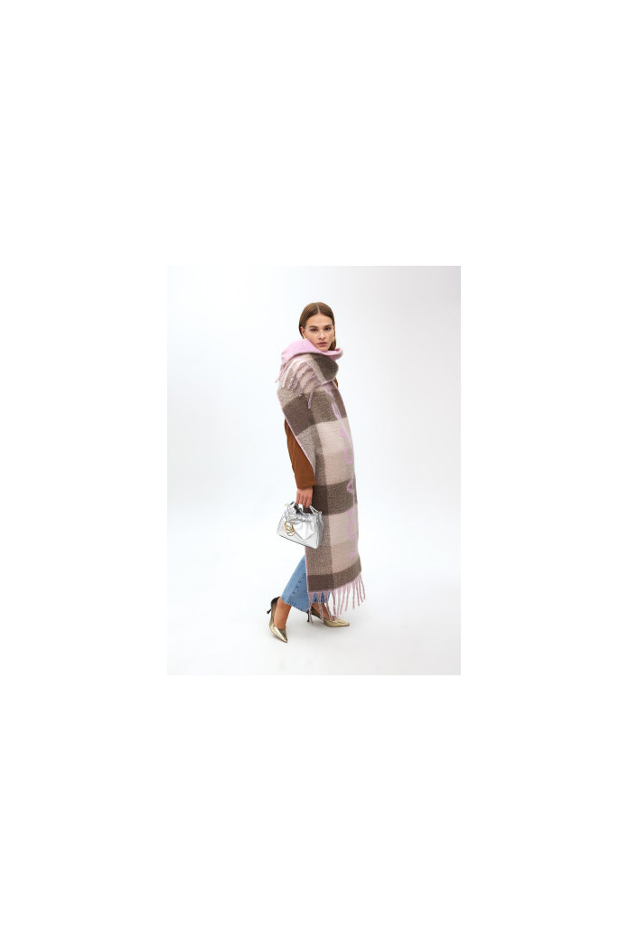 Bufanda Cuadros Logos Grande de Lola Casademont