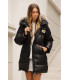 Plumas largo oversize negro – Abrigo acolchado mujer FriendsnShop