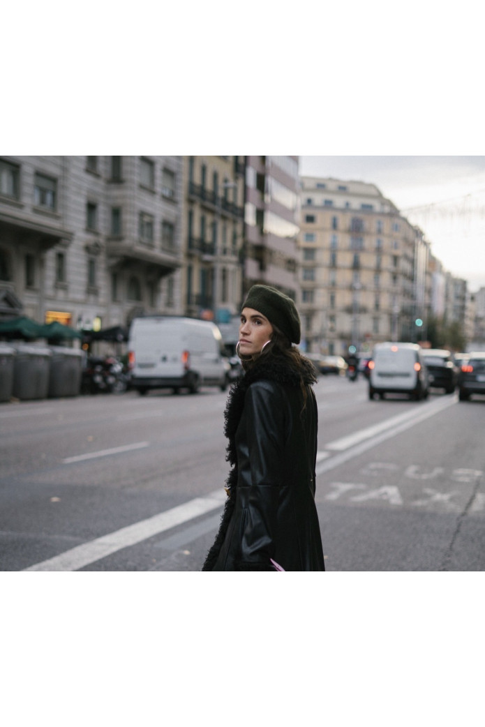 Boina Verde Kaki para Mujer