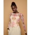 Ibossim Top Minueto – Top Estampado Leopardo y Floral | FriendsnShop
