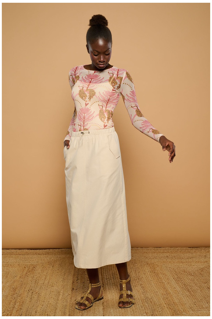 Ibossim Top Minueto – Top Estampado Leopardo y Floral | FriendsnShop