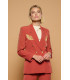 Teja Jacket Minueto – Blazer Roja Bordada Mujer | FriendsnShop