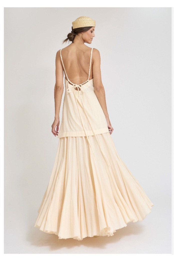 Falda Urola  Zaitegui – Falda Larga Algodón Fluida SS26