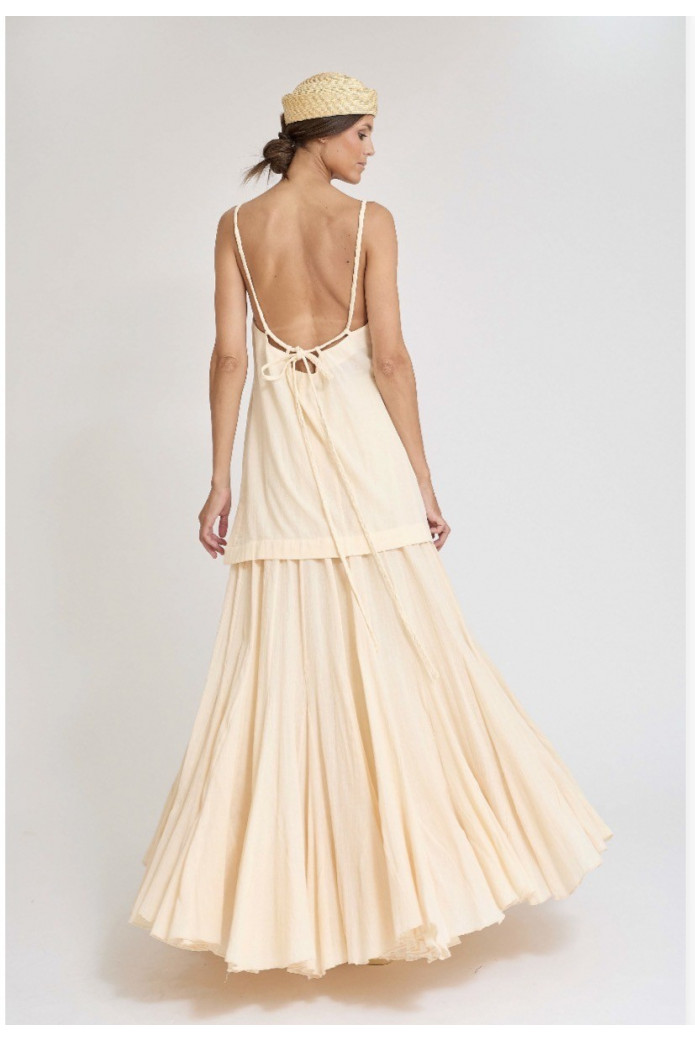 Top Altube Crudo Zaitegui – Top Tirantes Algodón 100% SS26