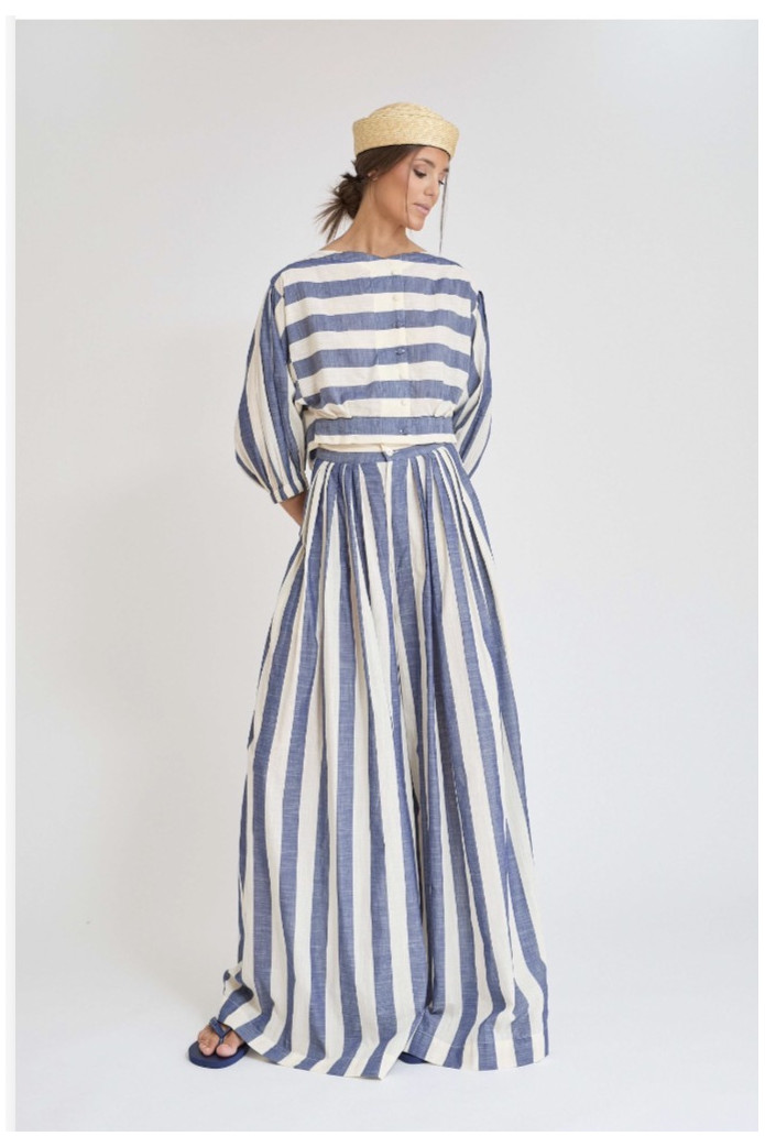 Camisa Gaubea Zaitegui Rayas SS26 | Camisa Algodón Mujer