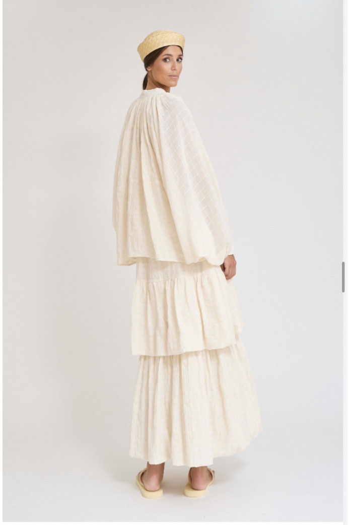 Bomber Aiur Zaitegui Crudo SS26 | Chaqueta Algodón Mujer